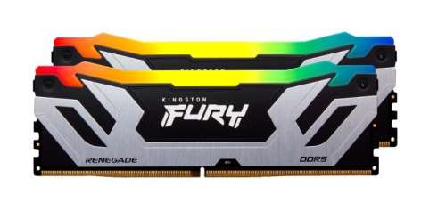 Kingston Fury Renegade Silver RGB Pamięć DDR5 48GB(2*24GB)/8400 CL40