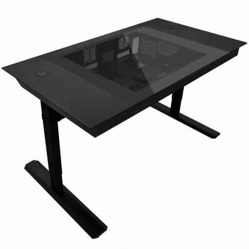 Lian Li DK07 – Biurko-Obudowa, Obsługa Dual-System, Regulacja Wysokości – Czarny