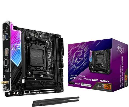 ASRock B850I Lightning WiFi | Płyta główna ITX, DDR5, Wi-Fi 6E, AM5