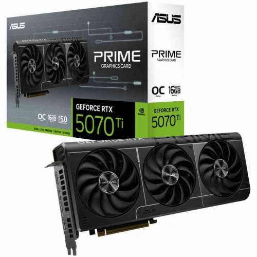 ASUS Prime GeForce RTX 5070 Ti OC Edition | 16GB GDDR7, Ray Tracing, DLSS 4.0