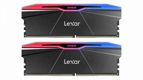 Lexar ARES RGB DDR5 32GB (2x16GB) | 6000MHz, CL26, Czarna, Gaming