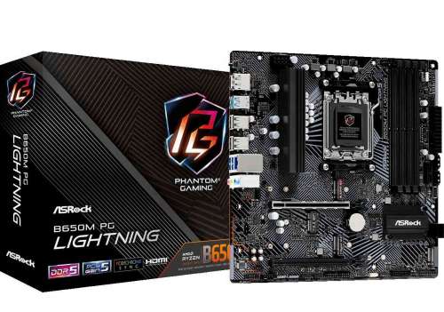 ASRock B650M PG Lightning – Płyta główna mATX z obsługą DDR5 i PCIe 5.0
