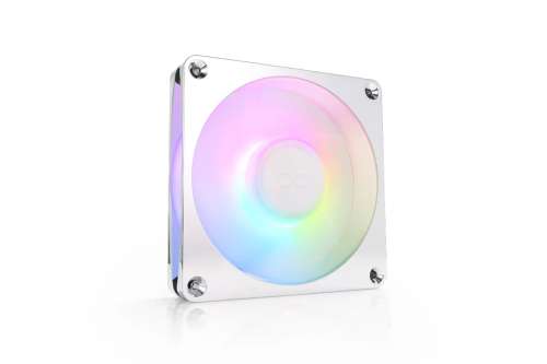Alphacool Apex Stealth Metall Aurora 120 mm – wentylator premium z metalową chromowaną ramą i ARGB