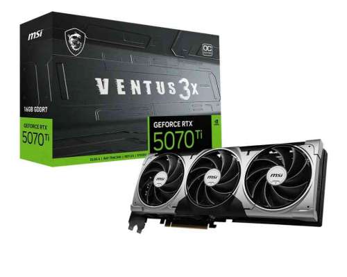 MSI GeForce RTX 5070 Ti 16G VENTUS 3X OC GDDR7