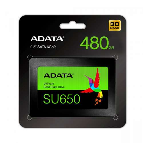 Adata Dysk SSD Ultimate SU650 480G 2.5 S3 3D TLC Retail-292885