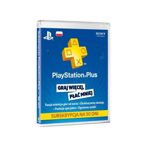 Sony PlayStation Plus Card 90 Day 9235644-187677