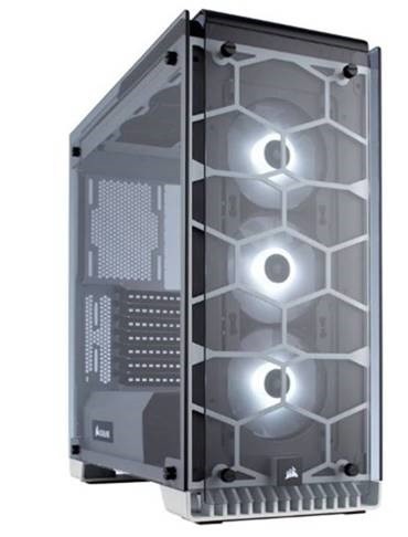Corsair Crystal Series 570X RGB Compact ATX Tempered Glass, Compact ATX Mid-Tower / White-251654