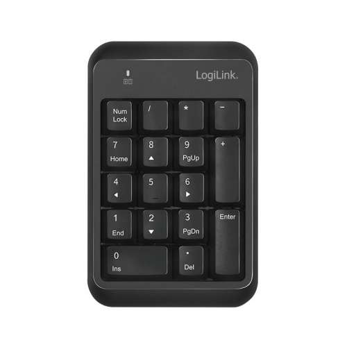 LogiLink Klawiatra numeryczna Bluetooth v5.1 Czarna-427991