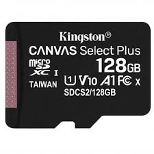 Kingston Karta pamięci microSD 128GB Canvas Select Plus 100MB/s-355257