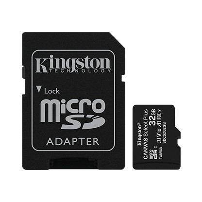Kingston Karta pamięci microSD  32GB Canvas Select Plus 100MB/s Adapter-355265