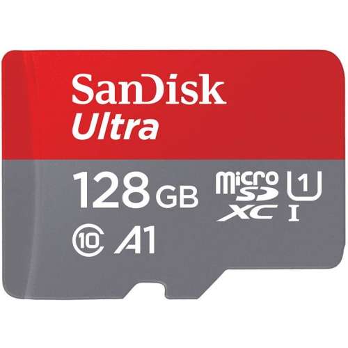 SanDisk Ultra microSDXC 128GB 120MB/s A1 + Adapter SD-411634