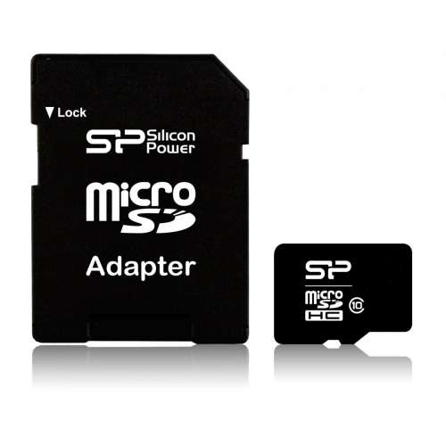 Silicon Power Karta pamięci microSDHC 16GB CLASS 10 + adapter-189815