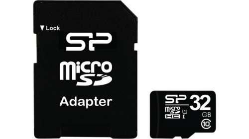 Silicon Power Karta pamięci microSDHC 32GB CLASS 10 + adapter-256757