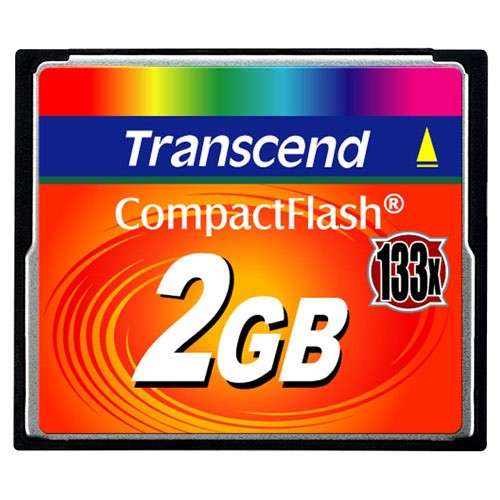 Transcend Karta pamięci CompactFlash 133 2GB 50/20 MB/s-184353