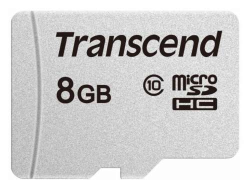 Transcend Karta pamięci microSDHC 8GB GUSD 300S CL10 TS8GUSD300S-382634