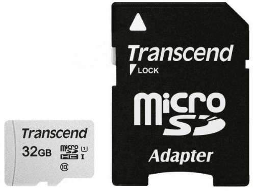 Transcend Karta pamięci microSDHC 32G Class10 V30 95/20 MB/s + adapter-297589