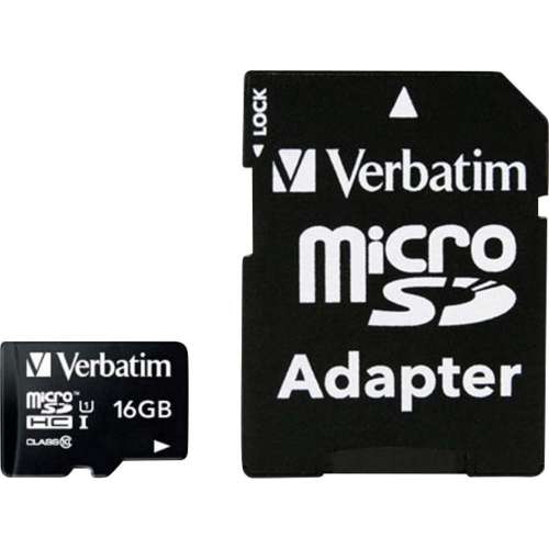 Verbatim Micro SDHC 16GB Class10 UHS-I + Adapter-226327