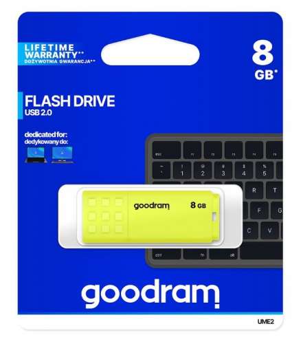 GOODRAM Pendrive UME2  8GB USB 2.0 żółty-395887