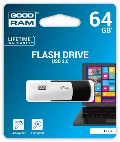 GOODRAM COLOUR BLACK&WHITE 64GB USB2.0-206569