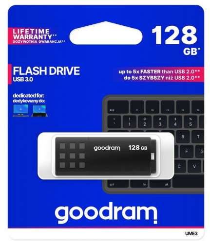 GOODRAM Pendrive UME3 128GB USB 3.0 Czarny-395889