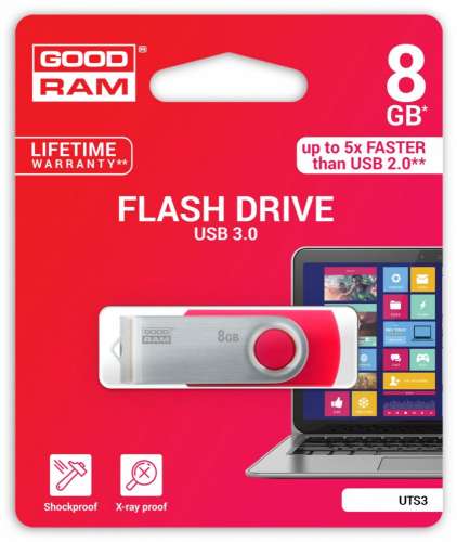 GOODRAM TWISTER RED 8GB USB3.0-206138
