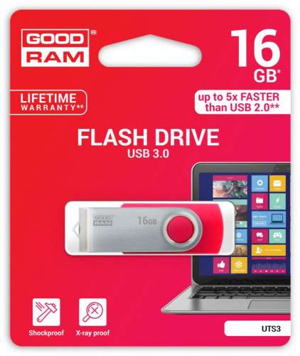 GOODRAM TWISTER RED 16GB USB3.0-206139