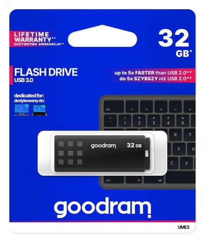GOODRAM Pendrive UME3 32GB USB 3.0 Czarny-356739