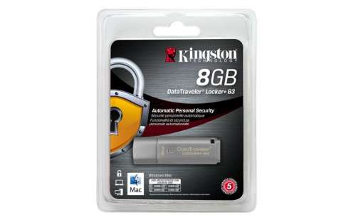 Kingston Data Traveler Locker G3 8GB USB 3.0 Data Security-192277