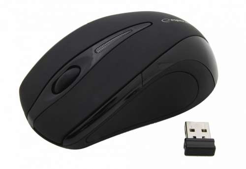 ESPERANZA Bezprzewodowa Mysz optyczna EM101K USB, 2,4 GHz, NANO odbiornik-185020