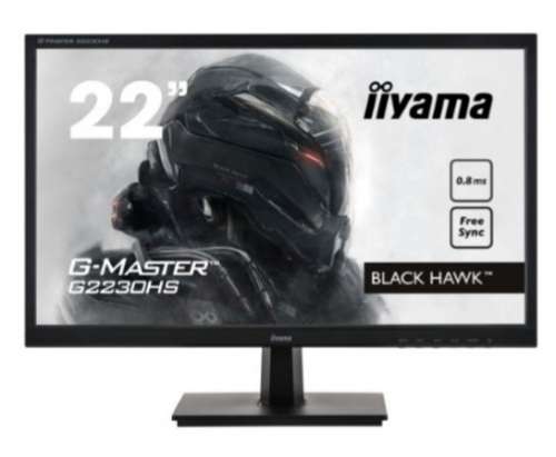 IIYAMA Monitor 21.5 cala G2230HS-B1 0.8ms,HDMI,DP,2x1W,FreeSync-409531