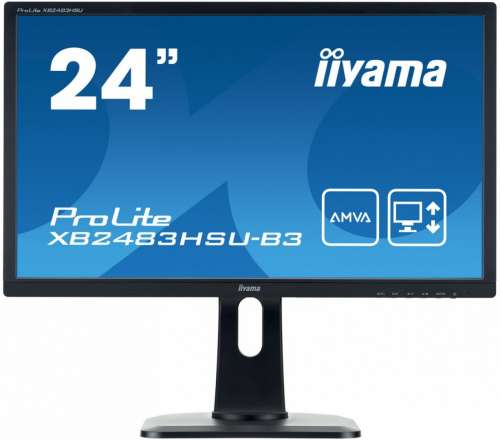 IIYAMA Monitor 23.8 ProLite XB2483HSU-B3 HDMI,DP,USB,AMVA,PIVOT-258690