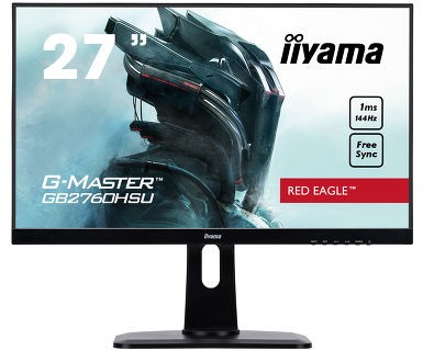 IIYAMA Monitor 27 cali GB2760HSU-B1 144Hz,1Ms,USB,HDMI,DP-304745