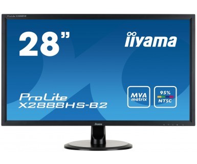IIYAMA Monitor 28  X2888HS-B2 MVA,FLICKERFREE,SPEAKERS                 1920X1080,178/178-233256
