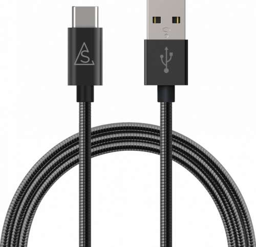 Holdit Smartline kabel USB-C 2.0 metalowy 1m czarny-279165