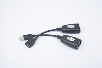 Gembird Przedłużacz USB 2.0 USB(AM)->LAN->USB(AF) 30M-187007
