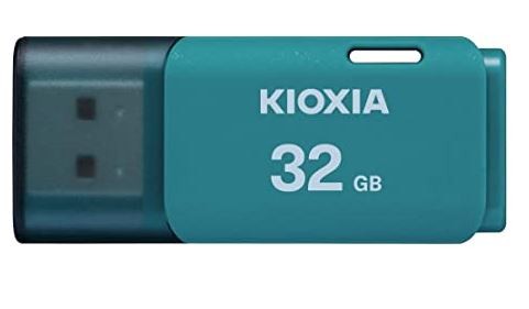 Kioxia Pendrive Hayabusa U202 32GB USB 2.0 Aqua-718384
