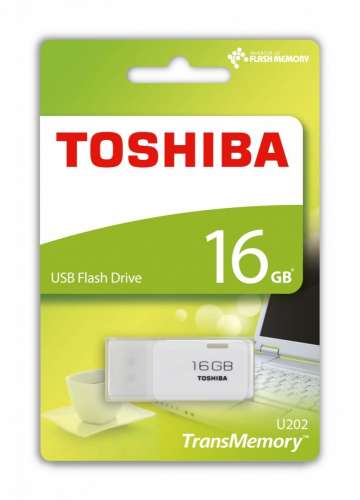 Toshiba 16GB U202 USB 2.0 WHITE-712351