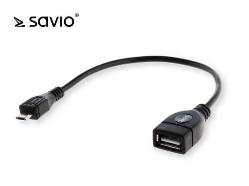 Elmak Adapter OTG USB AF - micro USB BM Savio CL-59 wielopak 10 szt.-335049