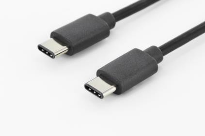 Digitus Kabel połączeniowy USB 2.0 HighSpeed Typ USB C/USB C M/M czarny 1,8m-206037