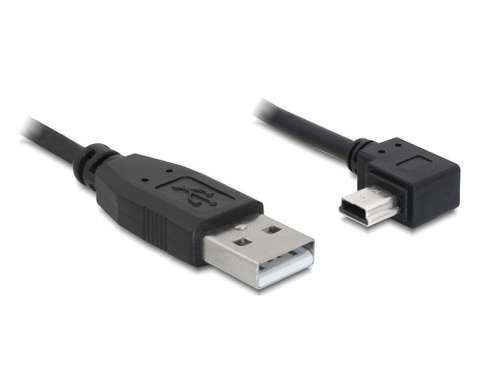 Delock Kabel USB A(M)->Mini USB BM5P(M) kątowy 2m-189840