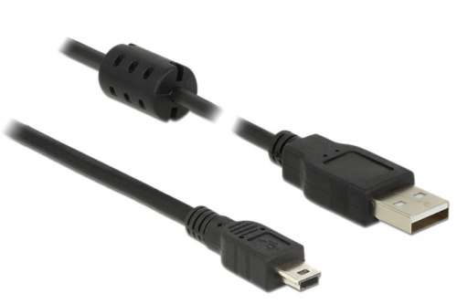 Delock Kabel USB AM - Mini BM 2.0 3m Czarny-246970
