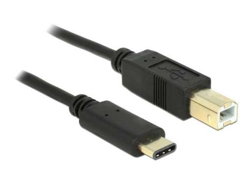 Delock Kabel USB-C -> USB-B M/M 2m 2.0-256186