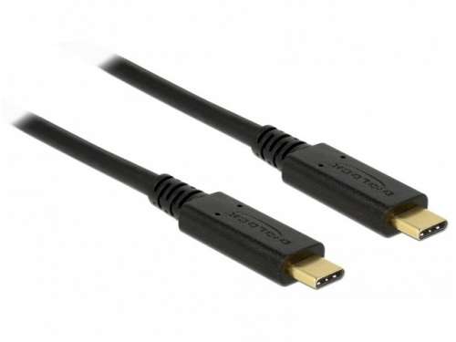 Delock Kabel USB-C M/M 2.0 3m czarny E-Marker-290294