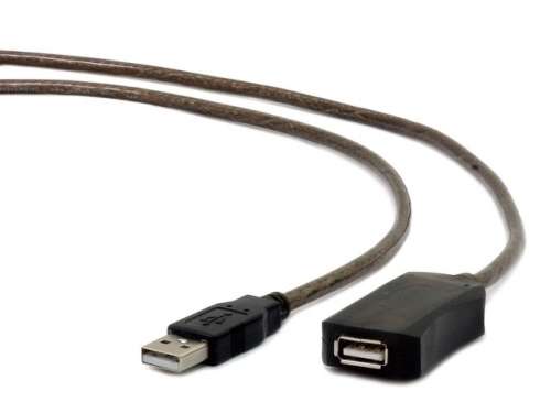 Gembird Przedłużacz USB 2.0 typu AM-AF 15m aktywny czarny-251546