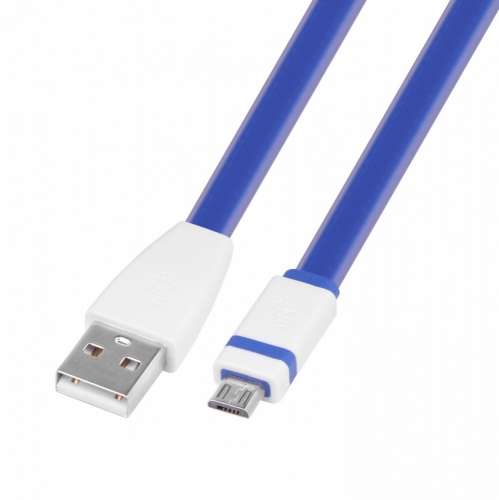 TB Kabel USB - Micro USB 1m niebieski-292701