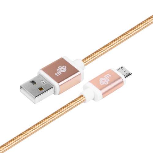 TB Kabel USB-Micro USB 1.5 m złoty sznurek-263985