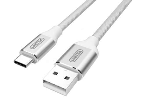 Unitek Kabel PREMIUM USB-USB-C 2.0; SILVER; Y-C4025ASL-244440