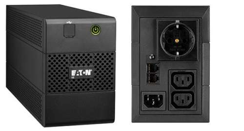 Eaton UPS 5E 850 480W 2xIEC 1xDIN USB 5E850iUSBDIN-193378