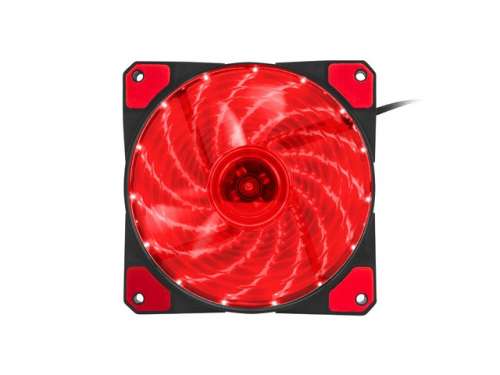 NATEC Wentylator do zasilacza/obudowy Genesis Hydrion 120 czerwony LED-280532