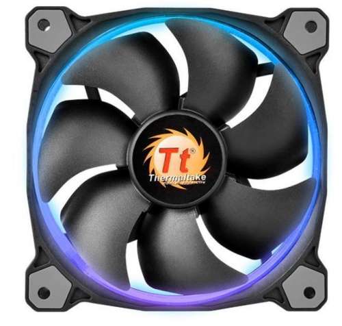 Thermaltake Wentylator Riing 12 LED RGB 256 color 3 Pack (3x120mm, LNC, 1500 RPM) Retail/BOX-238202